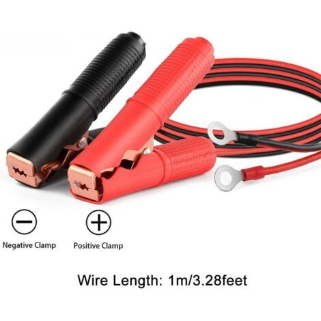 10ft 3.0m 12V Auto Sigaro Accendisigari Per Batteria Coccodrillo