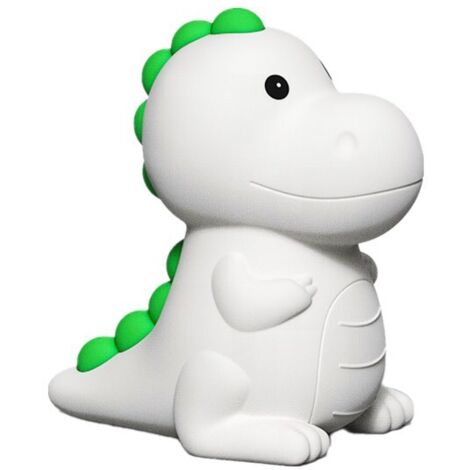Luce notturna per bambini a forma di dinosauro, ricaricabile, 7 colori, 3 livelli di luminosità, luce notturna per maternità, lampada da comodino per bambini, decorazione per la cameretta dei bambini