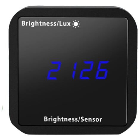 Sensore di luce WiFi Tuya con indicatore di rilevamento della temperatura e dell'umidità (1/5)