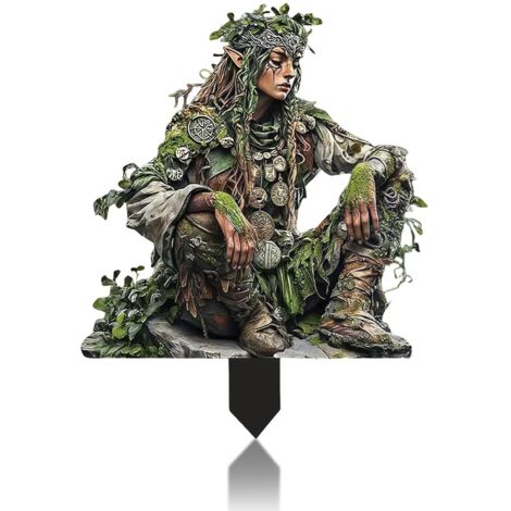 Decorazione da giardino - Statuetta Troll - Foglio decorativo da giardino - Sculture decorative per giardino e terrazza - Divertente statuetta da giardino - Decorazione da giardino resistente alle int