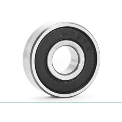 4 cuscinetti a sfera in acciaio inossidabile S698RS - [8x22x7mm] Cuscinetto ruota di ricambio per motori, cambi, tosaerba, carrelli a mano, doppia tenuta, ABEC1
