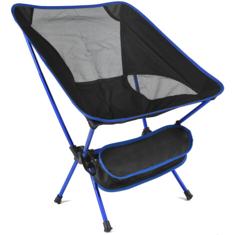 Sedia Pieghevole Leggera Da Campeggio E Spiaggia – Poltroncina Portatile Con Imbottitura – Marrone, Verde Militare, Nero O Bianco – Per Picnic E Giardino - 4