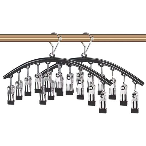 Confezione Da 50 Grucce Metalliche Tosnail – Acciaio Rivestito Gomma Antiscivolo, 40,6 Cm, Bianche, Salvaspazio