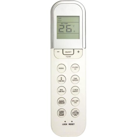 Telecomando sostitutivo RG36F/BGEF per condizionatore d'aria Midea RG36F2/BGEF RG36F3/BGCEF RG36F3/BGEF RG36B/BGEF RG36B1/BGCE RG36B1/BGE RG36B2/BGEF RG36B4/BGE RG36A/BGEF-AR3 RG36 A/BGEF-EC RG36A/BGE (1/3)