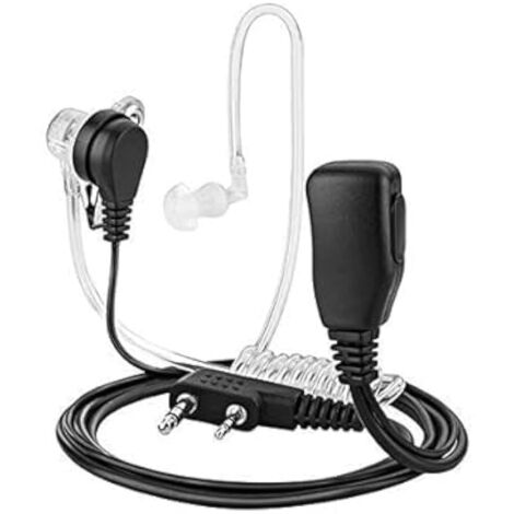 Auricolare acustico con tubo ad aria e gola per Baofeng UV5R BF-888s