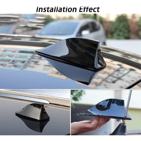 LadyCent Antenna Pinna di Squalo Antenna Radio Pinna di Squalo, Antenna Tetto Accessori Auto Antenna Copertura Auto Pinna Universale, per Renault