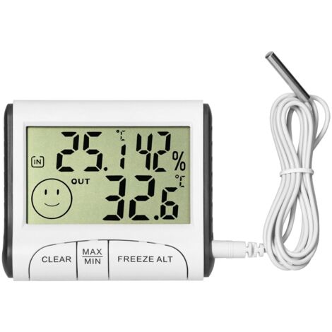 TFA 30.2017.01 - Termometro Digitale, Colore Nero