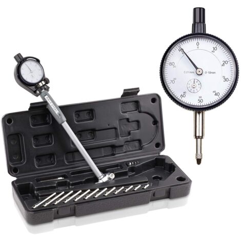 Indicatore di passaggio del numero di estensione da 50-160 mm (1,97"-6,23"), set di indicatori, strumento di misura con risoluzione interna da 0,01 mm (0,0003") (1/5)