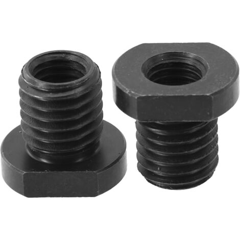 Adattatore per smerigliatrice angolare da 2 pezzi, adattatore per attacco smerigliatrice angolare, connettore convertitore da filettatura M10 a M14/M16 (per M14)