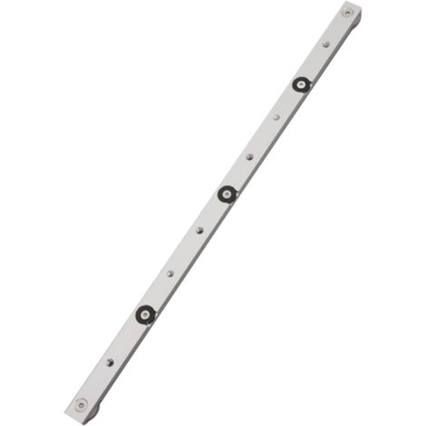 Guida per sega circolare in alluminio, guida a T, durevole, guida per sega circolare e barra per dispositivi, utensili per lavorazione del legno da 500 mm