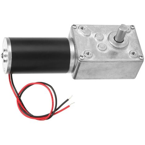 Motore a vite senza fine da 12 V, 20 giri/min, riduttore elettrico ad alta velocità di torsione, albero reversibile da 8 mm