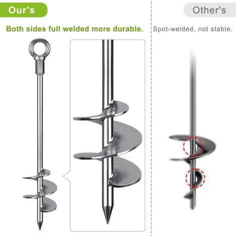Picchetti Per Tenda 24 Pz 17 Cm 20 Mm In Acciaio Zincato VidaXL - Foto 5
