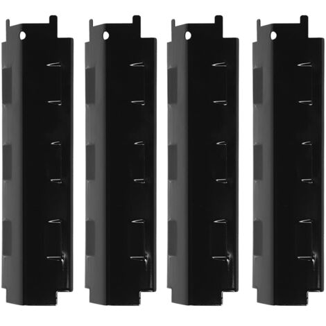 Accessori per diffusore di calore da 37 cm per Char Broil, piastra riscaldante in acciaio porcellanato, tenda riscaldante, copertura del bruciatore per aromatizzanti (4 pezzi) (1/5)