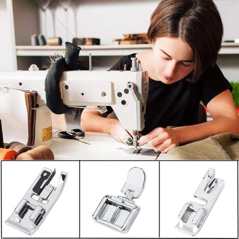 Kit 11 Piedini Premistoffa A Scatto Universali - Accessori Per Macchina Da Cucire Brother, Singer, Janome
