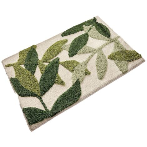 Tappetino da bagno antiscivolo, tappetino da bagno assorbente, morbido tappetino da doccia verde in microfibra, tappetino da ingresso lavabile in lavatrice, 40x60 cm