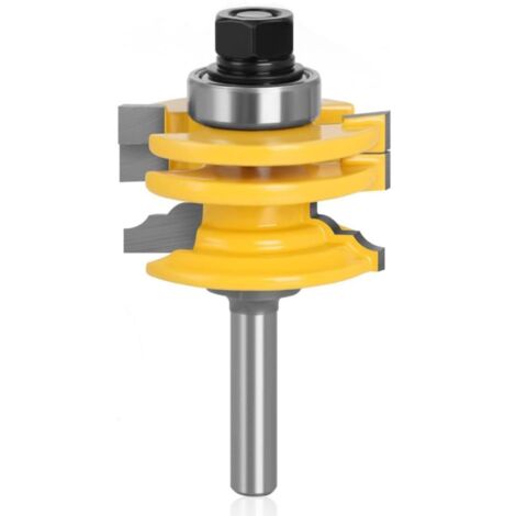 Set frese PARKSIDE per fresatrice PFB 12 A1, 12 pezzi 8mm per Legno Tenero MDF