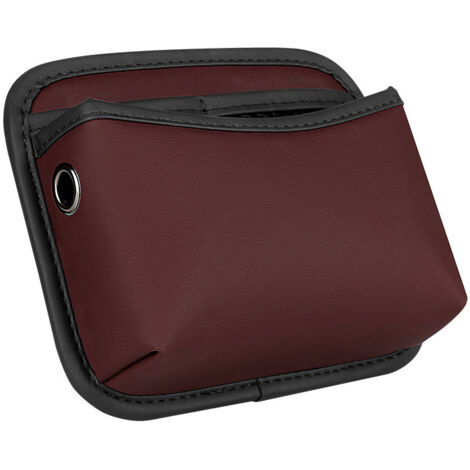 Organizer tascabile laterale per auto in pelle PU, supporto universale per telefono cellulare, organizer per sedile posteriore dell'auto, accessori per auto