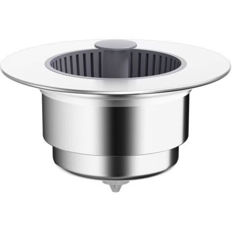 Filtro Per Lavello In Acciaio Inox 92 Mm Con Guarnizione In Gomma - Anti-intasamento - 5