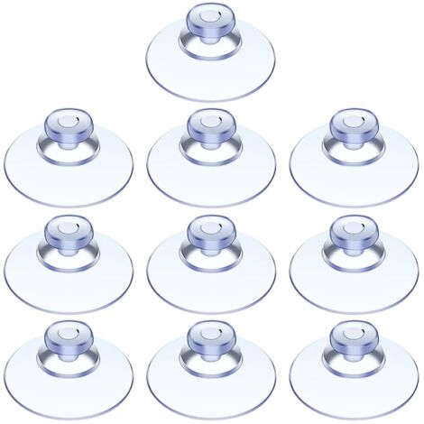 8 ganci a ventosa, ventose in PVC trasparente con ganci in metallo per cucina, bagno, doccia, parete, finestra, porta in vetro  15