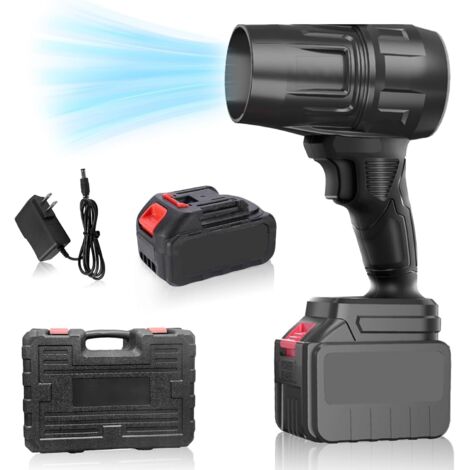 Soffiatore elettrico a batteria, mini ventilatore per PC con getto d'aria secco e turbo, soffiatore ad aria compressa per auto, potente soffiatore portatile per la pulizia della tastiera da giardino (1/5)