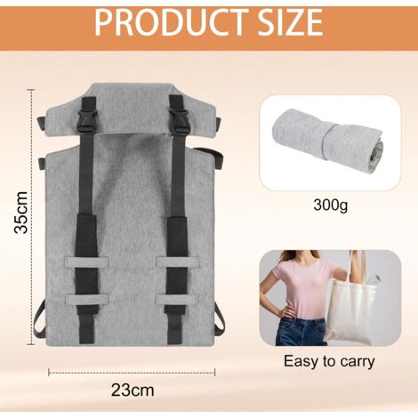 Seggiolino da tavolo per bambini - Seggiolino portatile - Seggiolone pieghevole - Cintura di sicurezza portatile - Seggiolino da viaggio - Sedia da campeggio per bambini - Facile da trasportare e mont