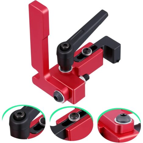 Limitatore per posizionatore di utensili da falegnameria T Track compatto e resistente 500 mm