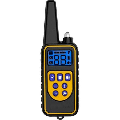 Collare elettrico per 2 cani con telecomando - Portata 800 m, segnale acustico, luce, 99 livelli di vibrazione e scossa, ideale per addestramento e sicurezza