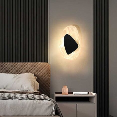 Lampada da parete moderna di lusso in cristallo lampada da parete per corridoio d'ingresso dell'hotel lampada da parete per camera da letto luce calda 3000K