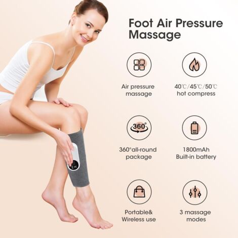 Borsa termica per gambe e polpacci - Massaggiatore plantare a pressione - Stimola il dolore e la circolazione - Sollievo dalla sindrome delle gambe senza riposo a casa