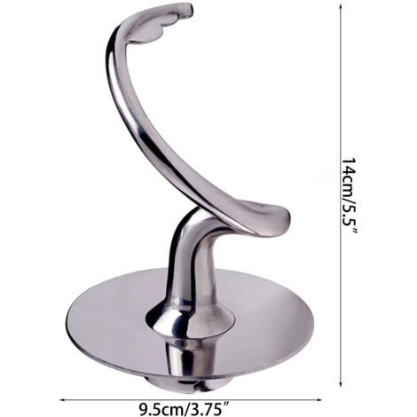 Per impastatrice con gancio per impastare in acciaio inox per KSM90 KSM103 KSM110 Impastatrice con gancio per impastare in acciaio inox KSM150p