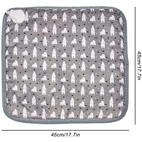 Tappetino riscaldato per cani e gatti, tappetino riscaldante elettrico per animali domestici, coperta riscaldante elettrica, tappetino riscaldante impermeabile anti-morso per animali domestici con tem