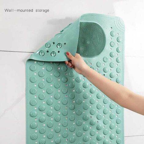 Tappetino antiscivolo per vasca e doccia, 50x80cm, antiscivolo, ventosa, massaggio multifunzionale per i piedi