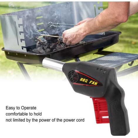 Soffiatore d'aria, soffietto per camino, soffietto per camino, ventilatore per barbecue, strumento portatile per cucinare in campeggio all'aperto (1/4)