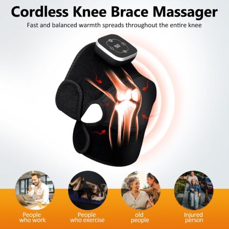 Ginocchiera Riscaldata MOAJAZA Wireless – 3 Livelli Di Calore 45-70°C – Per Artrite E Dolori Muscolari - 4