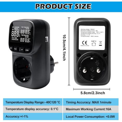 XH-W3002 Mini termostato con regolatore di temperatura digitale a led intelligente con microcomputer acquista in modo economico - spedizione gratuita, recensioni reali con foto