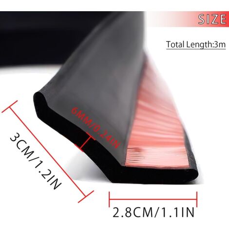 Guarnizione Porta Anteriore In Gomma EPDM - Per Peugeot 206 5