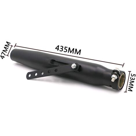 Marmitta universale per moto Slip On 1.5-2" Ingresso Marmitta per moto Slip On per Dirt Bike Street Bike Scooter (02) (1/4)