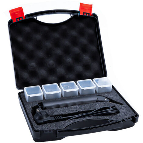 Macchina per la riparazione della plastica dell'auto, kit pistola per cucitrice a caldo con filo di saldatura, saldatrice per la riparazione della plastica del paraurti, 220 V