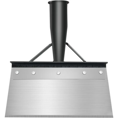 Pala da giardinaggio, attrezzi da giardino, pala per pulizia multifunzionale, dispositivo per diserbo, raschietto a percussione, per spazio esterno, casa, fattoria (21 cm senza manico in legno) (1/5)