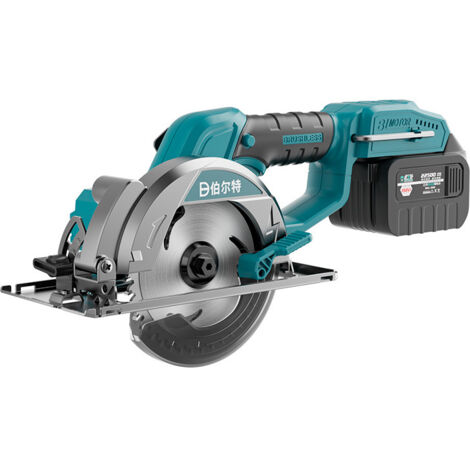 Sega circolare a batteria da 5-1/2" per batteria Makita da 18 V, profondità di taglio massima senza spazzole 6600 giri/min 2" (90°), sega per piastrelle compatta per taglio di legno, piastrelle, metal