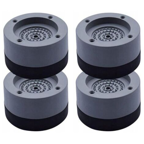 Stabilizzatore per lavatrice 4 pezzi Cuscinetto antivibrante Cuscinetto antivibrante Staffa stabilizzatrice per piede universale per lavatrice frigorifero Lavatrice