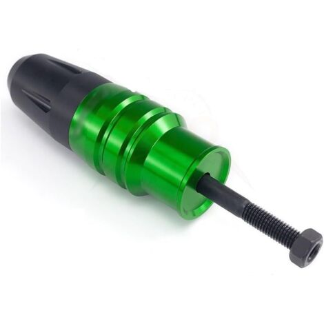 Per K&awasaki Z900RS Paraurti a sfera di protezione anticaduta per scarico moto(Verde) (1/5)