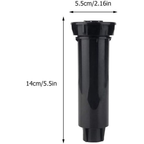 6 Pezzi Irrigatore Interrato da Giardino Tubo per Irrigazione Tubo Irrigatore Rotante Spruzzatore d'Acqua Attrezzatura Irrigatore Oscillante ABS Ingegneria Plastica Telescopico Ruotare