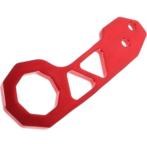 de remorque Crochet de remorquage de Course Crochets de remorquage Crochets de remorque Crochet de remorquage arrière d'aluminium Rouge (1/5)
