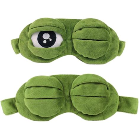Maschera per dormire a forma di rana carina 3D creativa (1/5)