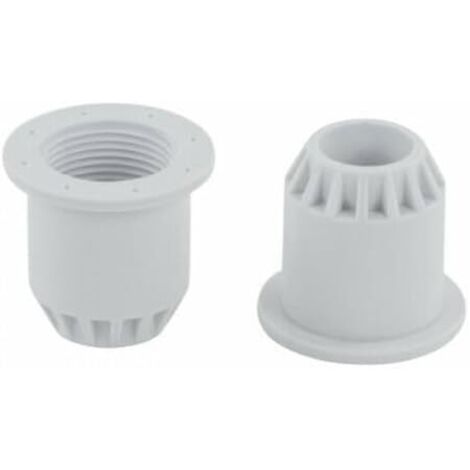 4553-2PK Confezione da 2 adattatori flessibili in PVC bianco per parti di ricambio durevoli per piscina Nuovo compatibile con Intex