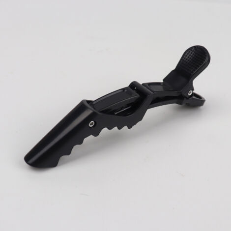 Confezione da 10 Fermagli per Capelli Antiscivolo per Parrucchieri per Parrucchiere Donna (Nero) (1/5)
