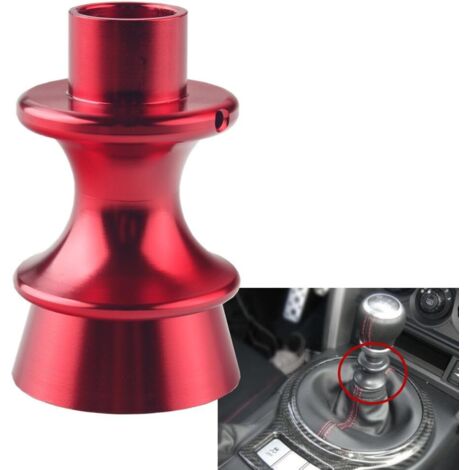 JDM Manuale Performance Pomello del Cambio in Alluminio Billet Leva di Blocco della Retromarcia Rosso Compatibile con BRZ Toyota FT86 GT86 Scion FRS (1/5)