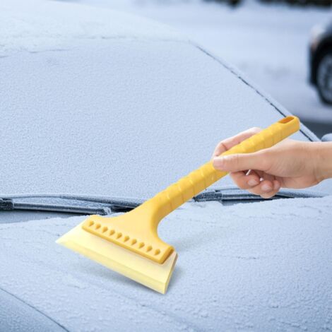 Raschietto per ghiaccio - Raschietto per auto per rimuovere ghiaccio e neve, detergente per vetri auto con spatola - Per vetri invernali, pavimenti, balconi, terrazze, vialetti, cucine, campeggio, via (1/4)