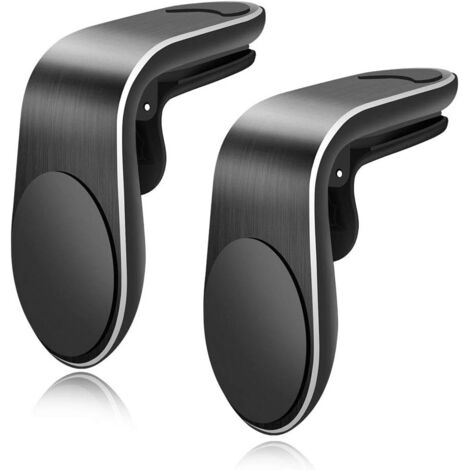 Porta cellulare magnetico per auto, porta cellulare universale per auto, supporto magnetico resistente adatto a qualsiasi smartphone, confezione da 2 (1/5)